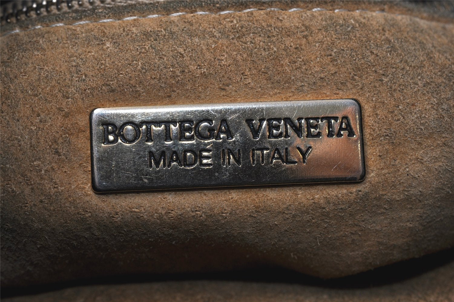 Authentic BOTTEGA VENETA Intrecciato Leather Shoulder Drawstring Bag Black 1986K