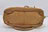 Authentic Chloe Vintage Paddington Leather Shoulder Hand Bag Beige 1988J