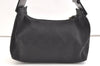 Authentic GUCCI Shoulder Hand Bag Purse GG Canvas Leather 92699 Black 1988K