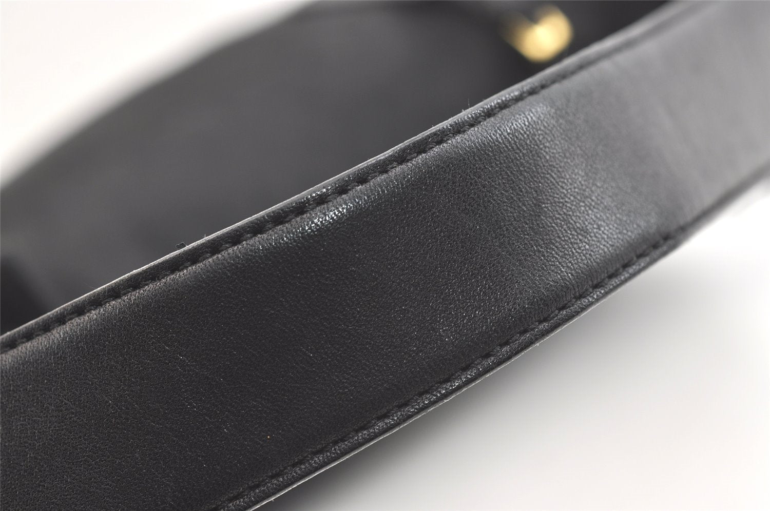 Authentic GUCCI Shoulder Hand Bag Purse GG Canvas Leather 92699 Black 1988K