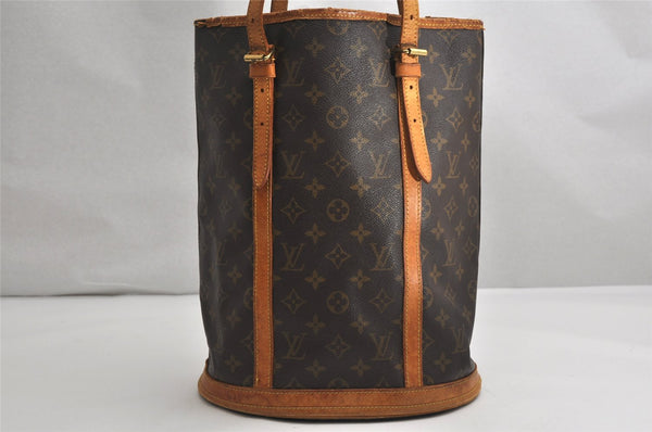 Authentic Louis Vuitton Monogram Bucket GM Shoulder Tote Bag M42236 LV 1990K