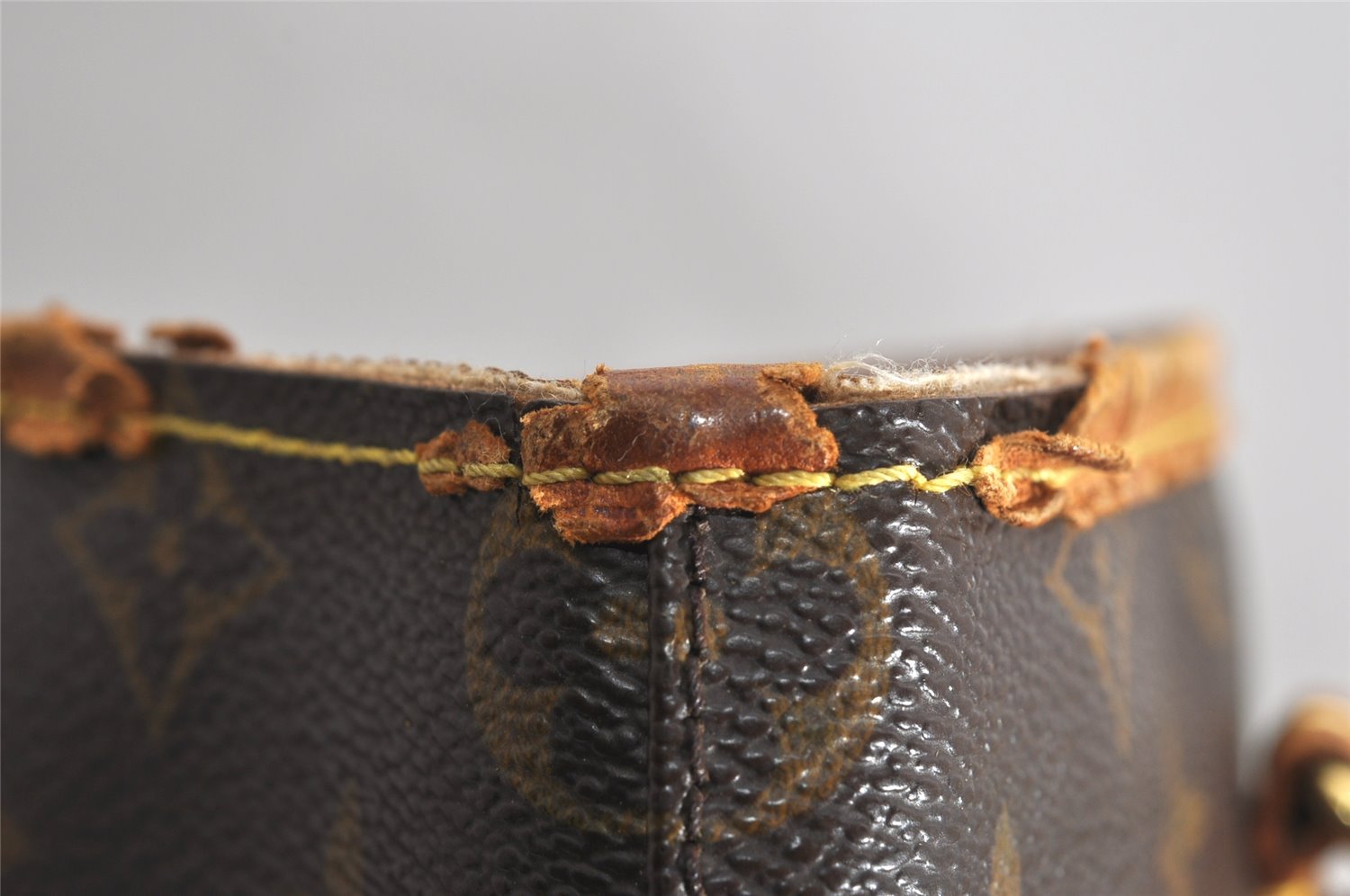 Authentic Louis Vuitton Monogram Bucket GM Shoulder Tote Bag M42236 LV 1990K