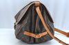 Authentic Louis Vuitton Monogram Saumur 35 Shoulder Cross Bag M42254 LV 1991J