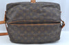 Authentic Louis Vuitton Monogram Saumur 35 Shoulder Cross Bag M42254 LV 1991J