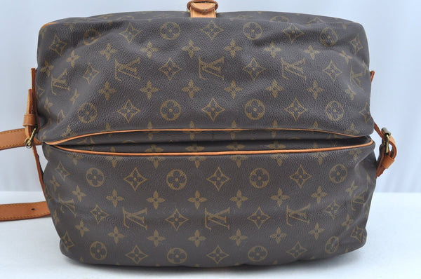 Authentic Louis Vuitton Monogram Saumur 35 Shoulder Cross Bag M42254 LV 1991J