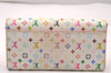 Auth Louis Vuitton Monogram Multicolor Portefeuille Sarah Wallet M60667 LV 1993J