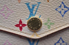 Auth Louis Vuitton Monogram Multicolor Portefeuille Sarah Wallet M60667 LV 1993J