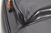 Authentic GUCCI Bamboo Shoulder Cross Bag Enamel Navy Blue Junk 1993K