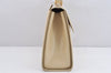 Authentic Burberrys Leather 2Way Shoulder Hand Bag Purse Cream White 1996K