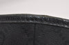 Authentic GUCCI Eclipse Hand Tote Bag Purse GG Canvas Leather 120844 Black 1997J
