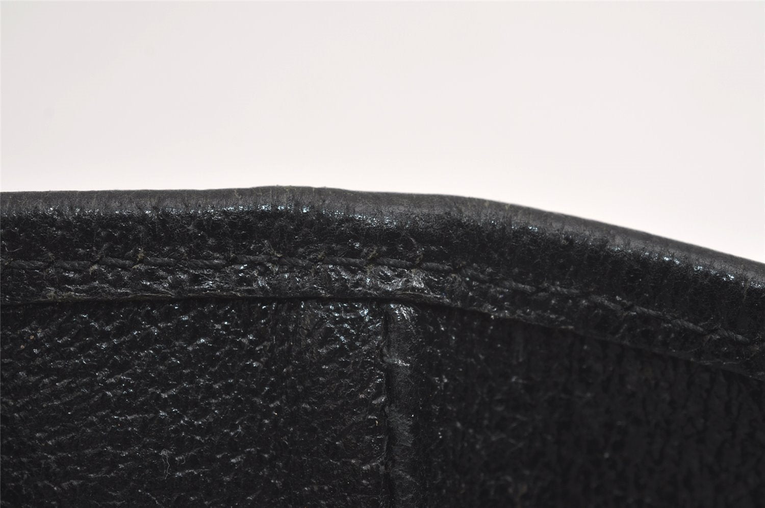 Authentic GUCCI Eclipse Hand Tote Bag Purse GG Canvas Leather 120844 Black 1997J