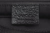 Authentic GUCCI Eclipse Hand Tote Bag Purse GG Canvas Leather 120844 Black 1997J