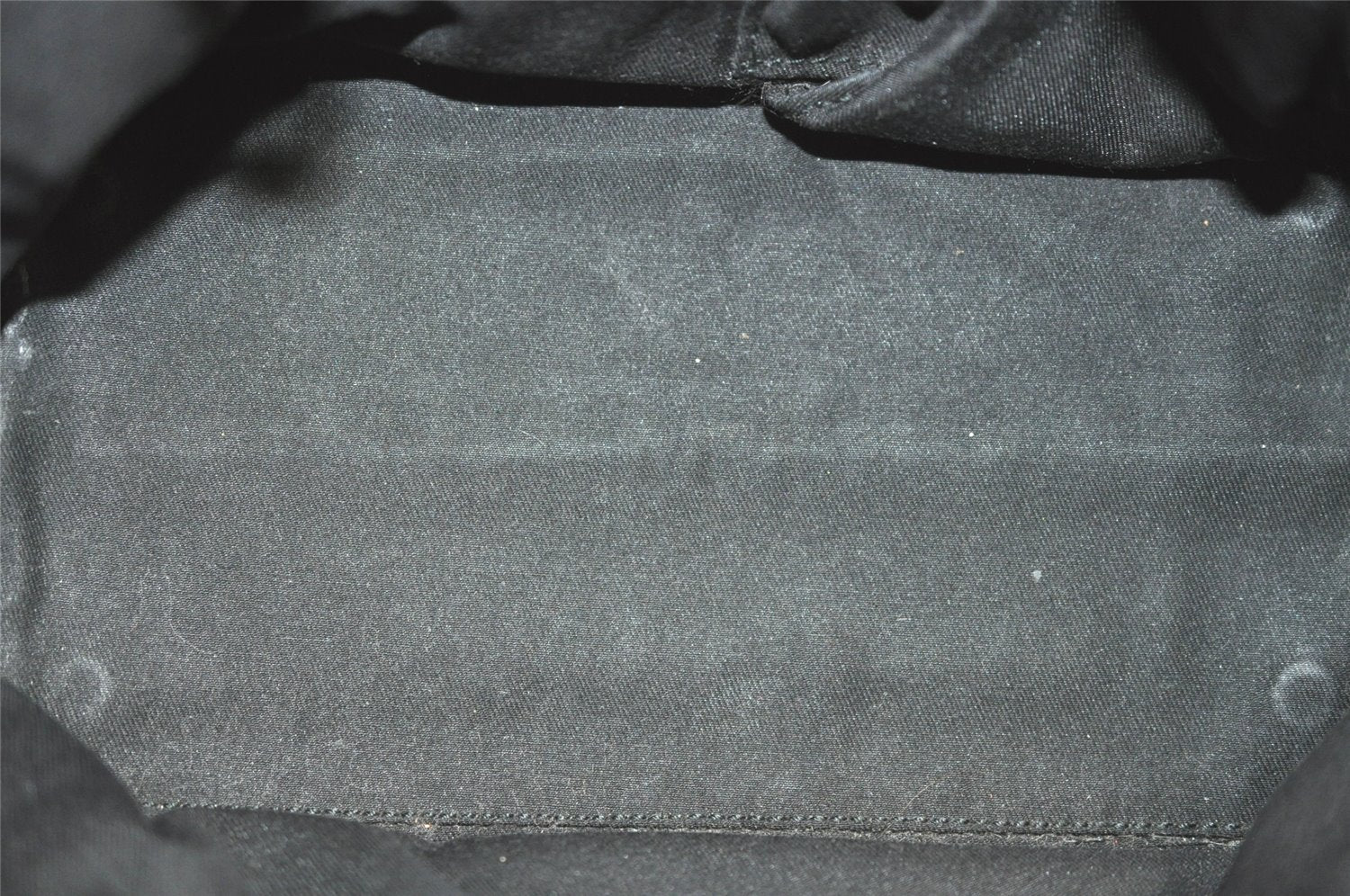 Authentic GUCCI Eclipse Hand Tote Bag Purse GG Canvas Leather 120844 Black 1997J