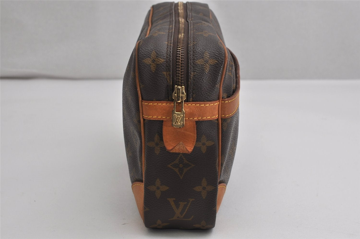 Authentic Louis Vuitton Monogram Compiegne 28 Clutch Hand Bag M51845 LV 1997K