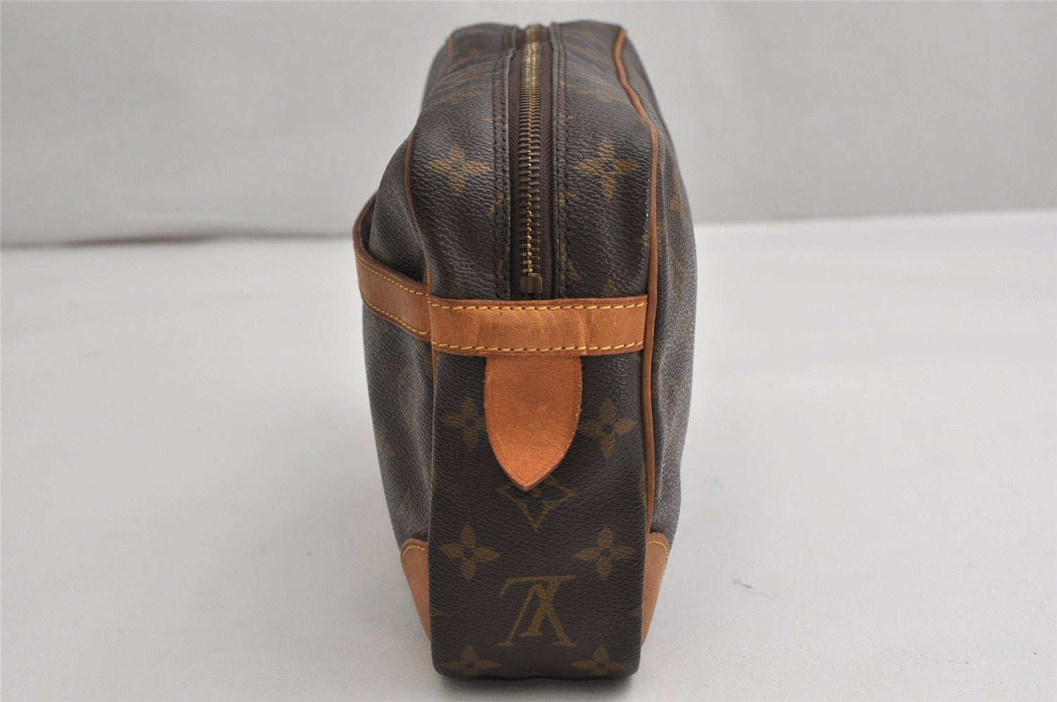 Authentic Louis Vuitton Monogram Compiegne 28 Clutch Hand Bag M51845 LV 1997K