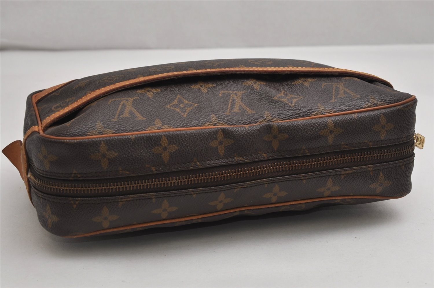 Authentic Louis Vuitton Monogram Compiegne 28 Clutch Hand Bag M51845 LV 1997K