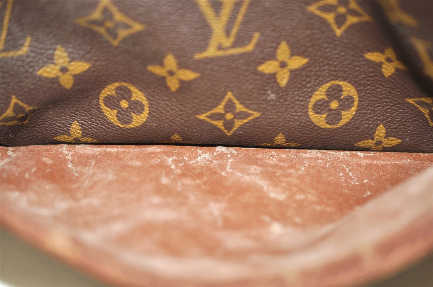 Authentic Louis Vuitton Monogram Compiegne 28 Clutch Hand Bag M51845 LV 1997K