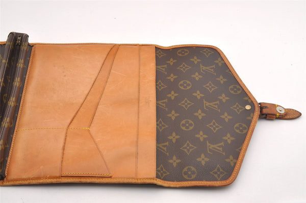 Authentic Louis Vuitton Monogram Portable Serviette Shoulder Bag Junk 1998I