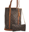 Authentic Louis Vuitton Monogram Bucket GM Shoulder Tote Bag M42236 Junk 1999J
