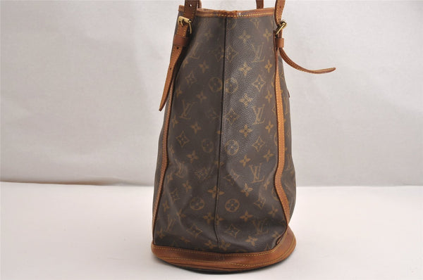 Authentic Louis Vuitton Monogram Bucket GM Shoulder Tote Bag M42236 Junk 1999J