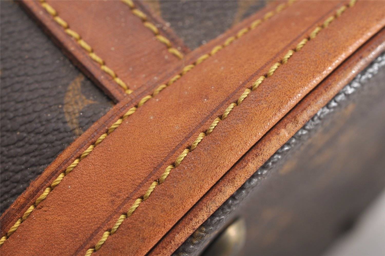 Authentic Louis Vuitton Monogram Bucket GM Shoulder Tote Bag M42236 Junk 1999J