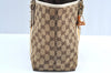 Authentic GUCCI Sherry Line Tote Bag GG Canvas Leather 137396 Brown 2000H