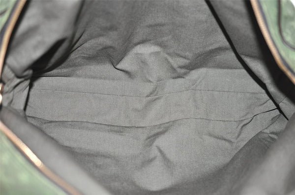 Auth Louis Vuitton Monogram Mini Claudine 2Way Boston Bag Green M42332 LV 2000I