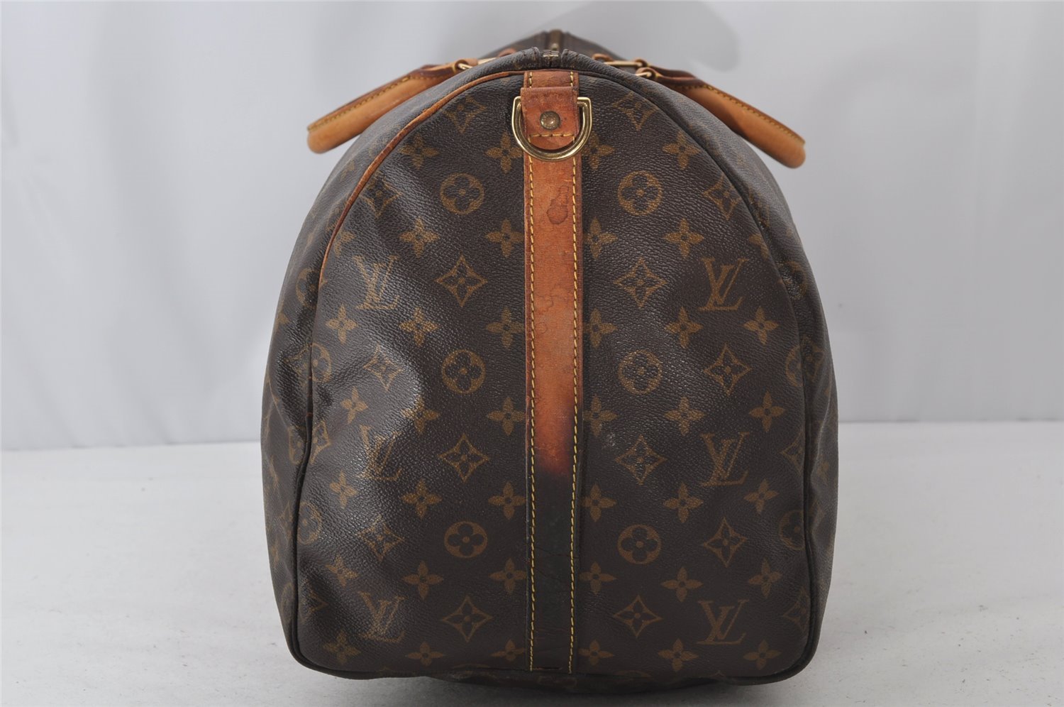 Authentic Louis Vuitton Monogram Keepall Bandouliere 55 M41414 Boston Bag 2000J