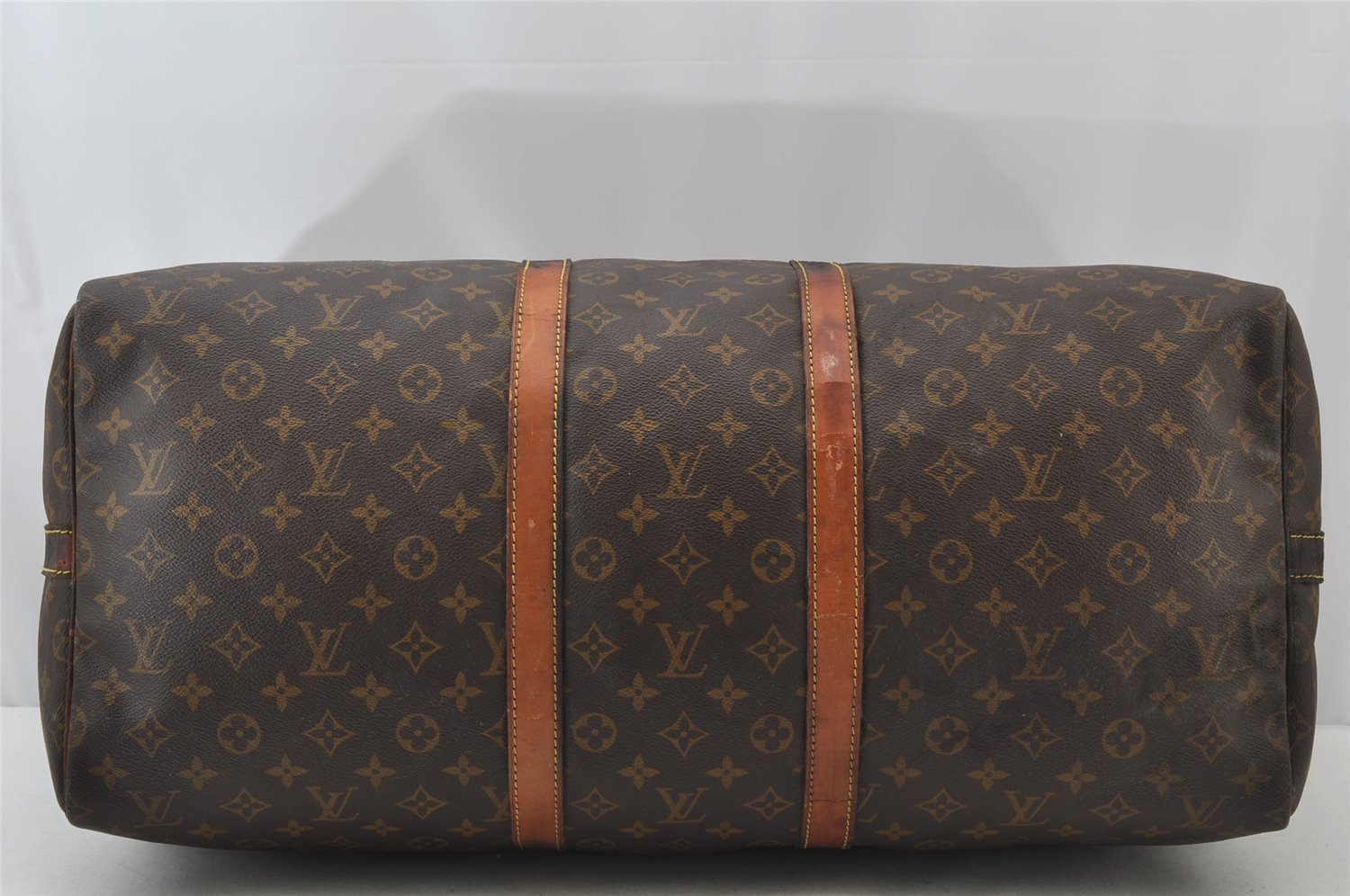 Authentic Louis Vuitton Monogram Keepall Bandouliere 55 M41414 Boston Bag 2000J