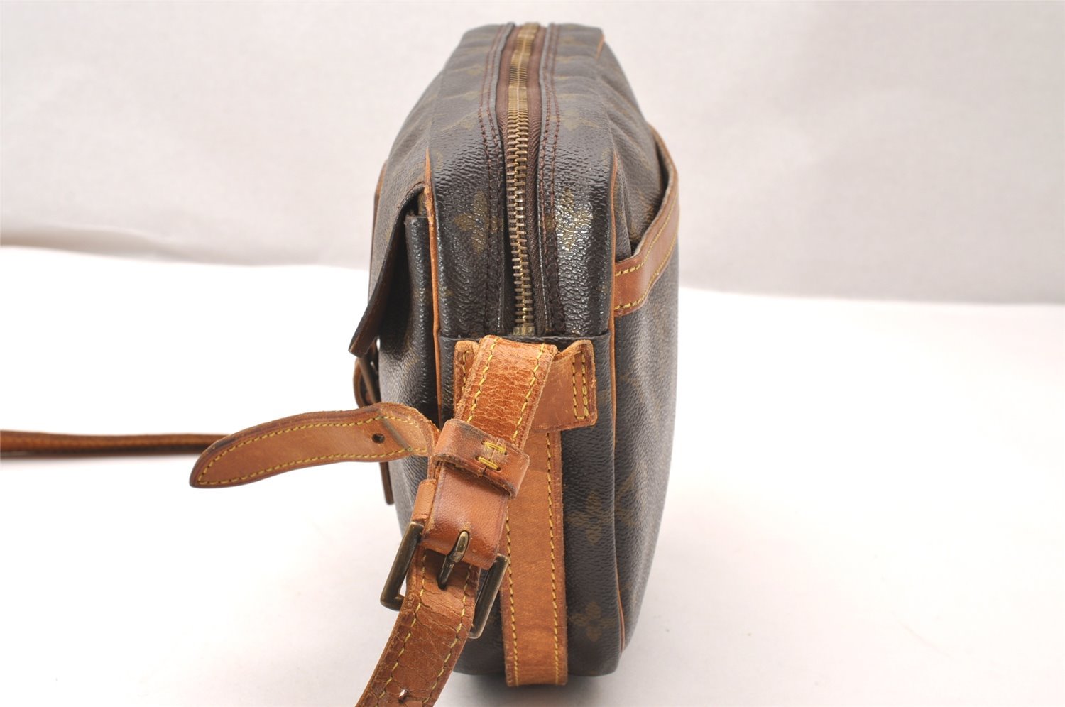 Authentic Louis Vuitton Monogram Jeune Fille MM M51226 Shoulder Cross Bag 2001J