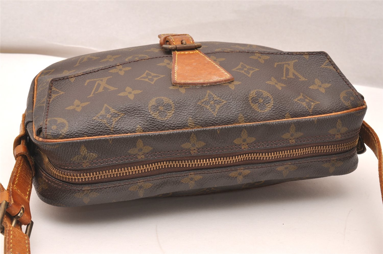 Authentic Louis Vuitton Monogram Jeune Fille MM M51226 Shoulder Cross Bag 2001J