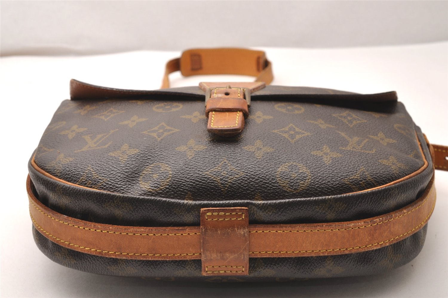 Authentic Louis Vuitton Monogram Jeune Fille MM M51226 Shoulder Cross Bag 2001J