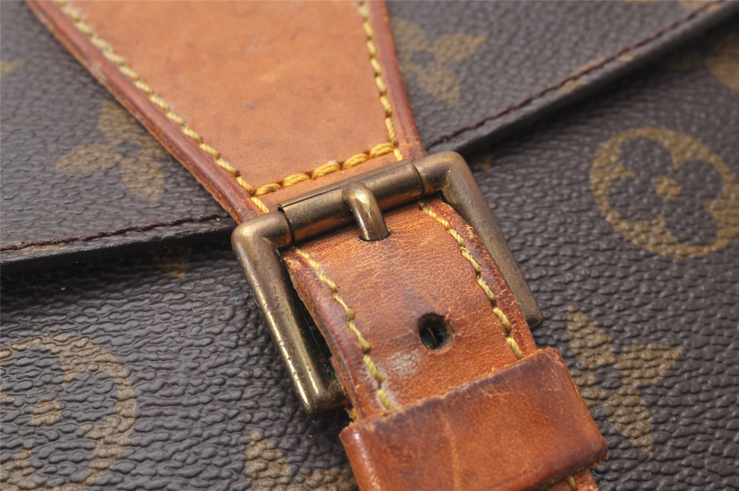 Authentic Louis Vuitton Monogram Jeune Fille MM M51226 Shoulder Cross Bag 2001J