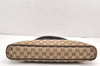 Authentic GUCCI Vintage Shoulder Tote Bag GG Canvas Leather 113015 Brown 2001K
