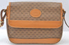 Authentic GUCCI Micro GG PVC Leather Shoulder Cross Body Bag Purse Brown 2003H