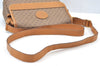 Authentic GUCCI Micro GG PVC Leather Shoulder Cross Body Bag Purse Brown 2003H