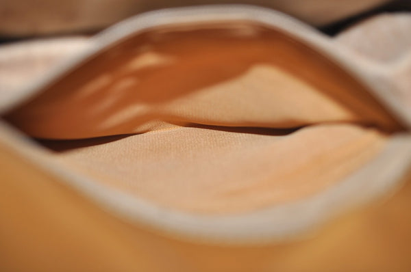 Authentic GUCCI Micro GG PVC Leather Shoulder Cross Body Bag Purse Brown 2003H