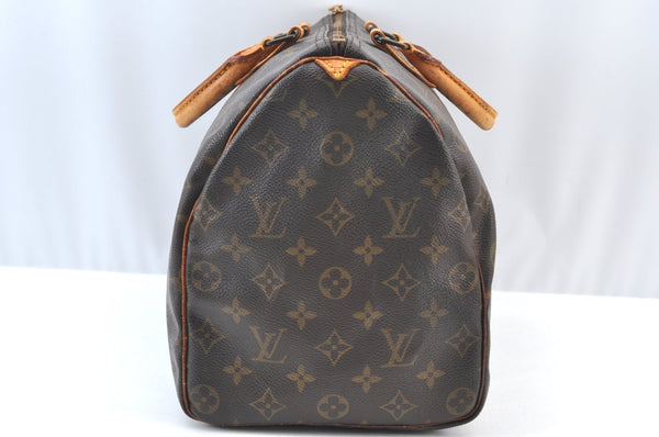 Authentic Louis Vuitton Monogram Speedy 35 Hand Boston Bag M41524 LV 2003I