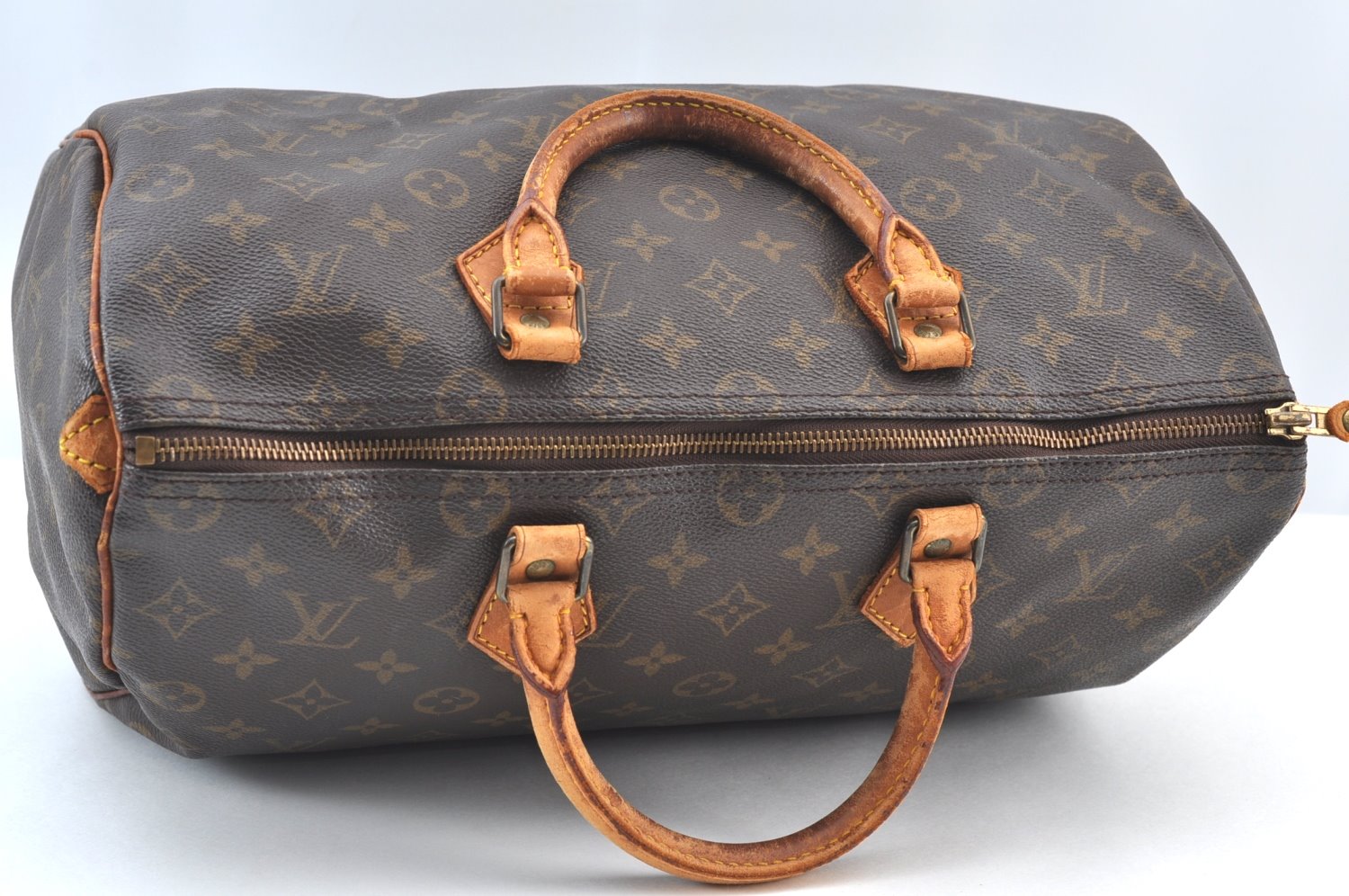 Authentic Louis Vuitton Monogram Speedy 35 Hand Boston Bag M41524 LV 2003I