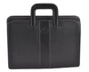 Authentic Burberrys Vintage Leather Business BriefCase Hand Bag Black 2003K