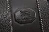Authentic Burberrys Vintage Leather Business BriefCase Hand Bag Black 2003K