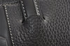 Authentic Burberrys Vintage Leather Business BriefCase Hand Bag Black 2003K