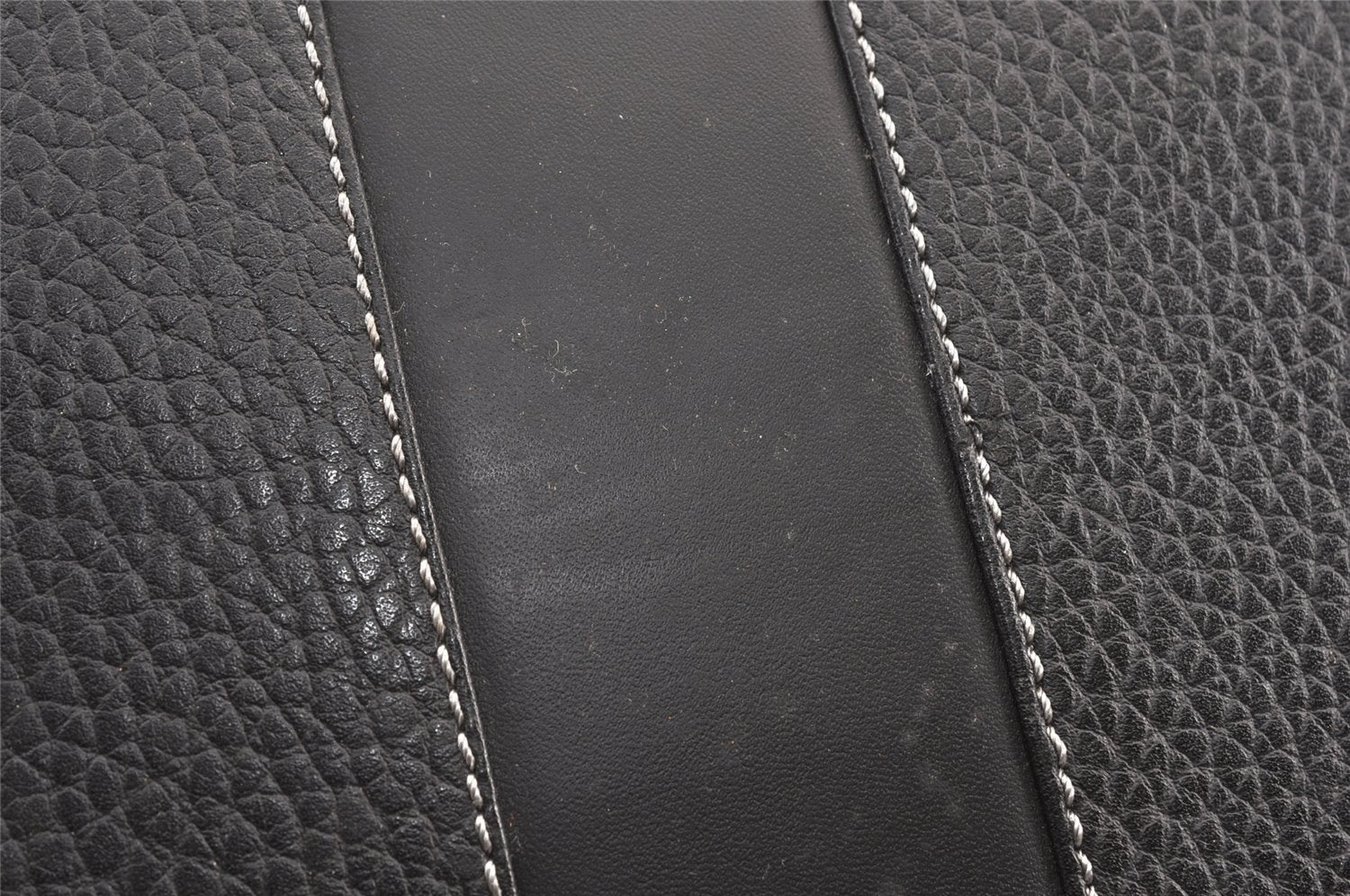 Authentic Burberrys Vintage Leather Business BriefCase Hand Bag Black 2003K