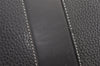 Authentic Burberrys Vintage Leather Business BriefCase Hand Bag Black 2003K
