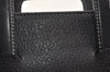 Authentic Burberrys Vintage Leather Business BriefCase Hand Bag Black 2003K