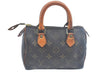 Authentic Louis Vuitton Monogram Mini Speedy Hand Bag Purse Old Model LV 2004H