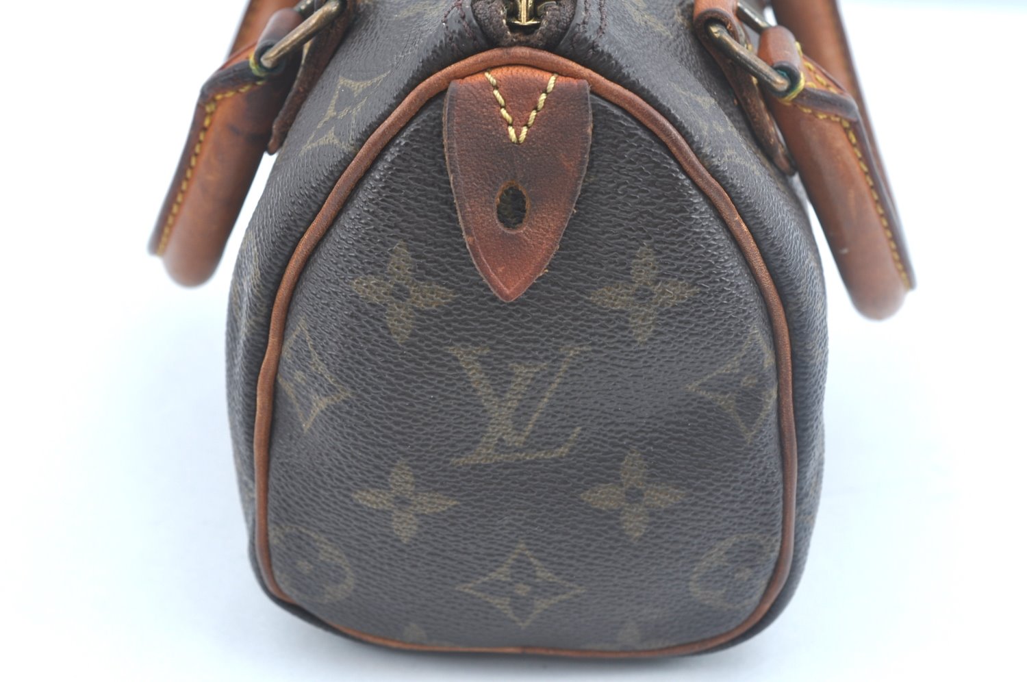 Authentic Louis Vuitton Monogram Mini Speedy Hand Bag Purse Old Model LV 2004H