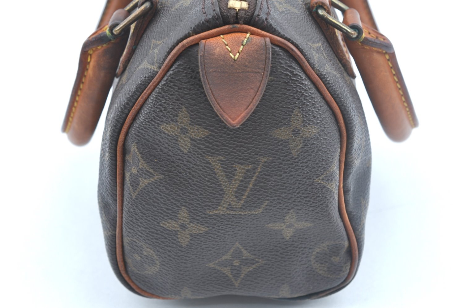 Authentic Louis Vuitton Monogram Mini Speedy Hand Bag Purse Old Model LV 2004H