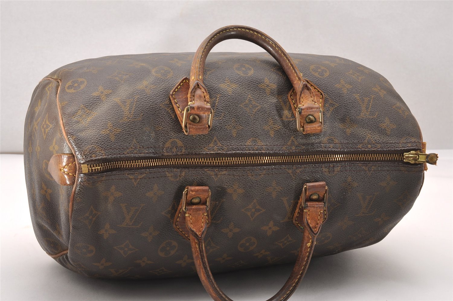 Authentic Louis Vuitton Monogram Speedy 35 Hand Boston Bag M41524 LV 2004J