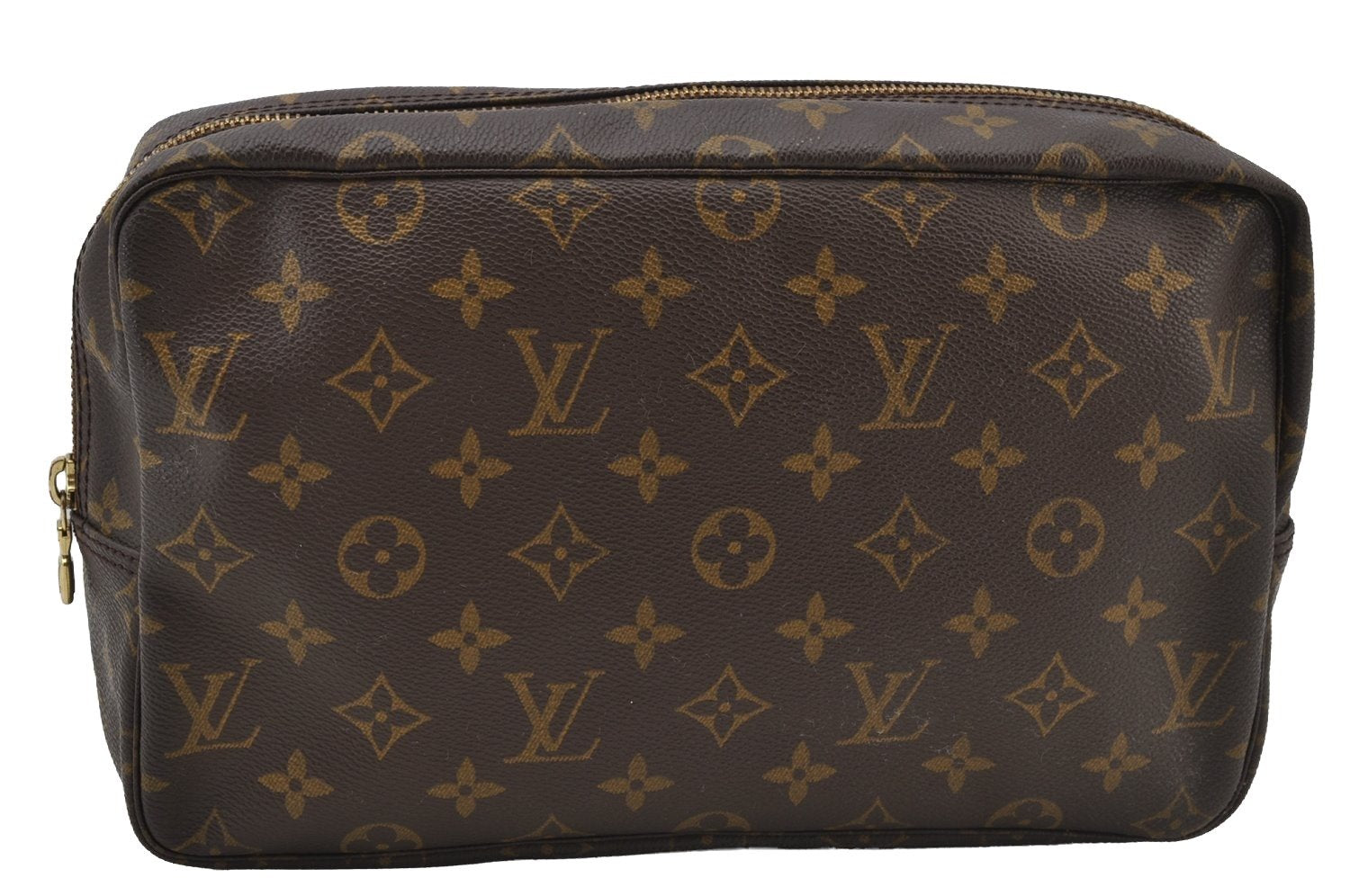 Auth Louis Vuitton Monogram Trousse Toilette 28 Clutch Bag M47522 Junk 2005J